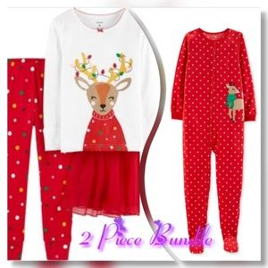 🎄SALE 18 Month Christmas pajamas Carter's NWT